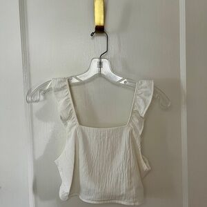 Pink Lily Meant To Be White Two Piece Set